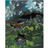 Diamondi - VIEW OF TOLEDO (EL GRECO), 40x50 cm, off canvas on frame - Diamond Painting
