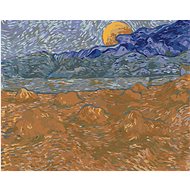 Diamondi - COUNTRY WITH WHEAT SNOPES AND RISING MOON (VINCENT VAN GOGH), 40x50 cm, off p - Diamond Painting