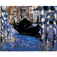 Diamondi - THE GREAT CANAL IN VENICE (ÉDOUARD MANET), 40x50 cm, without frame and without canvas shu - Diamond Painting
