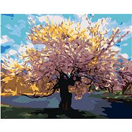 Diamondi - SAKURA U POTOK (SAKURA U POTOK), 40x50 cm, without frame and without canvas shut off - Diamond Painting