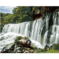 Diamondi - Diamond painting - WATERFALL IN ENGLAND - Diamond Painting