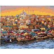 Diamondi - EVENING IN ISTANBUL, 40x50 cm, unframed and without canvas - Diamond Painting