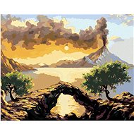 Diamondi - Landscape with the Explosion of the Poppy, 40x50 cm, stretched canvas on frame - Diamond Painting