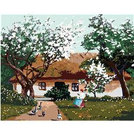 Diamondi - SPRING MORNING IN THE FOREST, 40x50 cm, stretched canvas on frame - Diamond Painting