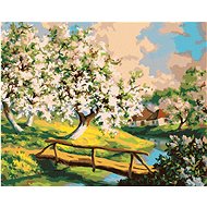 Diamondi - Diamond painting - FLOWERING GARDENS, 40x50 cm, without frame and without canvas shut off - Diamond Painting