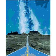 Diamondi - GRAND CANYON WITH GALAXY, 40x50 cm, stretched canvas on frame - Diamond Painting
