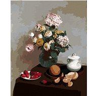 Diamondi - FLOWERS AND FRUIT (HENRI FANTIN-LATOUR), 40x50 cm, unframed and without canvas - Diamond Painting