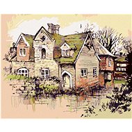 Diamondi - OUTDOOR HOUSE, 40x50 cm, without frame and without canvas shut off - Diamond Painting