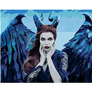 Diamondi - WOMAN ANGEL DEMON, 40x50 cm, stretched canvas on frame - Diamond Painting