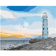 Diamondi - SHINING MAJAK BY THE SEA, 40x50 cm, off canvas on frame - Diamond Painting