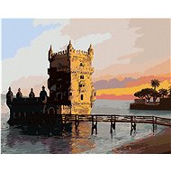 Diamondi - TOWER IN LISABON, 40x50 cm, without frame and without canvas shut off - Diamond Painting