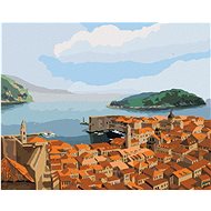 Diamondi - DUBROVNIK V KHORVATSKU, 40x50 cm, stretched canvas on frame - Diamond Painting