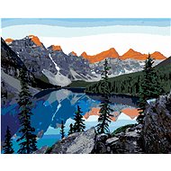 Diamondi - CANADIAN LAKE, 40x50 cm, without frame and without canvas shut off - Diamond Painting