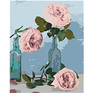 Diamondi - Diamond painting - THREE PINK ROSES - Diamond Painting
