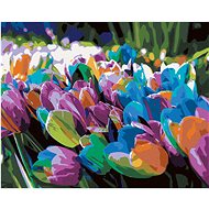 Diamondi - Diamond painting - SPIRIT TULIPANS, 40x50 cm, Off canvas on frame - Diamond Painting