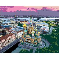 Diamondi - SAINT-PETERSBURG AND AROUND, 40x50 cm, stretched canvas on frame - Diamond Painting