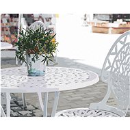 Diamondi - FLOWERS ON WHITE FURNITURE IN A CAFÉ, 40x50 cm, without frame and without canvas shut off - Diamond Painting
