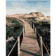 Diamondi - WOODEN LABEL IN THE PARK SINTRA-CASCAIS, 40x50 cm, without frame and without canvas shut  - Diamond Painting