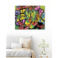 Diamondi - A MASS OF COLOURFUL MOTELS, 40x50 cm, without frame and without canvas switching off - Diamond Painting
