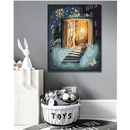 Diamondi - THE MAGIC BOOK, 40x50 cm, without frame and without canvas shut off - Diamond Painting
