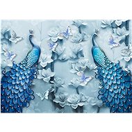 ENJOY Puzzle Blue Peacocks 1000 pieces - Jigsaw Puzzle