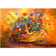 ENJOY Puzzle Basket with flowers 1000 pieces - Jigsaw Puzzle