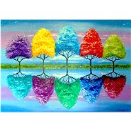 ENJOY Puzzle Trees with colourful history 1000 pieces - Jigsaw Puzzle