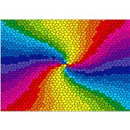 ENJOY Puzzle Stained glass rainbow explosion 1000 pieces - Jigsaw Puzzle