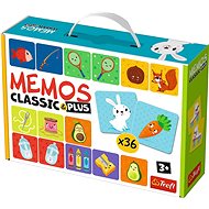 TREFL Pexeso Classic&Plus Logic 3in1 - Memory Game