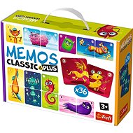 TREFL Classic&Plus Cute monsters 3in1 - Memory Game