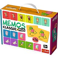 TREFL Pexeso Classic&Plus Animals in motion 3in1 - Memory Game