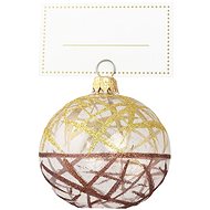 Name tag for table brown-gold decor - Party Accessories
