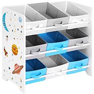 Songmics, Toy shelf 9 boxes, space 62,5 × 29,5 × 60 - Toy Organiser