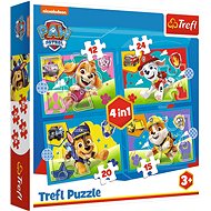 TREFL puzzle Paw Patrol: Running Puppies 4in1 (12, 15, 20, 24 pieces) - Jigsaw Puzzle