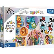 TREFL puzzle Super Shape XL Disney's Colorful World 160 pieces - Jigsaw Puzzle