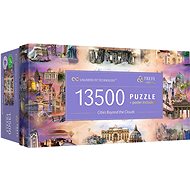 TREFL puzzle UFT Cities behind the clouds 13500 pieces - Jigsaw Puzzle
