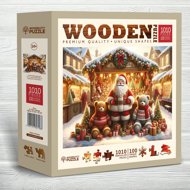 WOODEN CITY wooden puzzle - Christmas market 1010 pieces - Jigsaw Puzzle