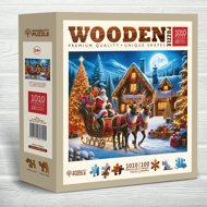 WOODEN CITY wooden puzzle - Santa Claus is coming 1010 pieces - Jigsaw Puzzle