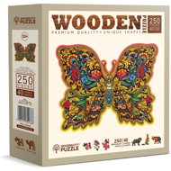 WOODEN CITY Wooden Puzzle - Royal Wings 250 pieces - Jigsaw Puzzle