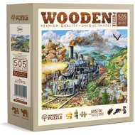 WOODEN CITY Wooden Puzzle - Railways 505 pieces - Jigsaw Puzzle