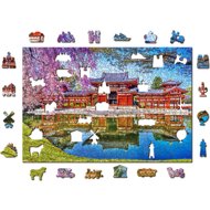 WOODEN CITY Wooden Puzzle - Byodo-in Temple, Kyoto, Japan 505 pieces - Jigsaw Puzzle