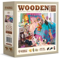 WOODEN CITY Wooden Puzzle - Naughty Puppies 505 pieces - Jigsaw Puzzle