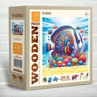 WOODEN CITY Wooden Puzzle - Exotic Fish 250 pieces - Jigsaw Puzzle
