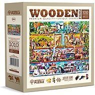 WOODEN CITY Wooden Puzzle Amazing World of Animals 1010 pieces - Jigsaw Puzzle