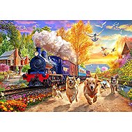 BLUEBIRD Puzzle Let's catch the train 1000 pieces - Jigsaw Puzzle