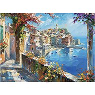 DINO Puzzle Mediterranean town 1000 pieces - Jigsaw Puzzle