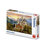 DINO Puzzle Painted Neuswanstein 1000 pieces - Jigsaw Puzzle
