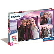 CLEMENTONI Ice Kingdom Puzzle 3 × 48 pieces - Jigsaw Puzzle