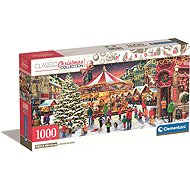 CLEMENTONI Panoramic Puzzle Christmas Collection Christmas Village 1000 pieces - Jigsaw Puzzle