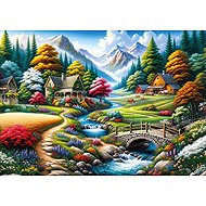 ART PUZZLE Puzzle Coloured Fields 260 pieces - Jigsaw Puzzle